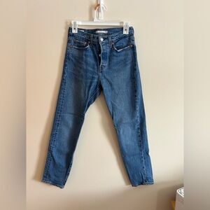 Levi's Wedgie Blue Jeans